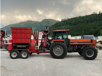 Tracteur agricole, Broyeur de végétaux Deutz-Fahr ALLIS (Komplet mit Holzhack BIBER 70 und Kran: photos 1