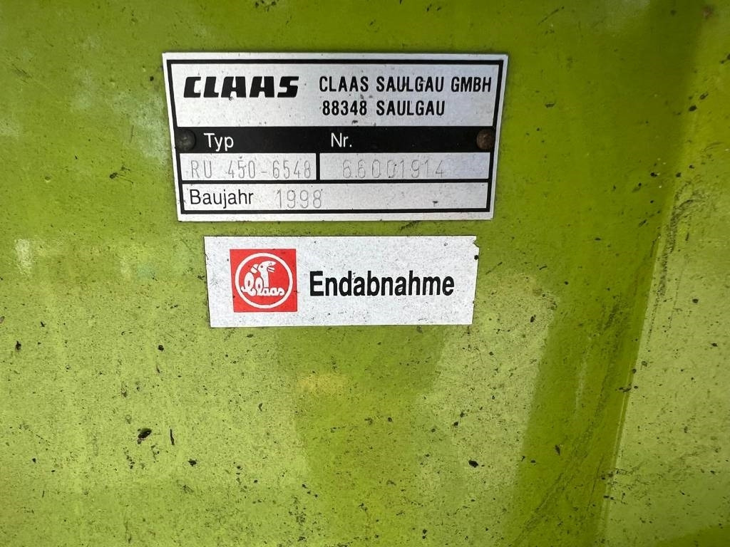 Ensileuse Claas RU 450 Xtra