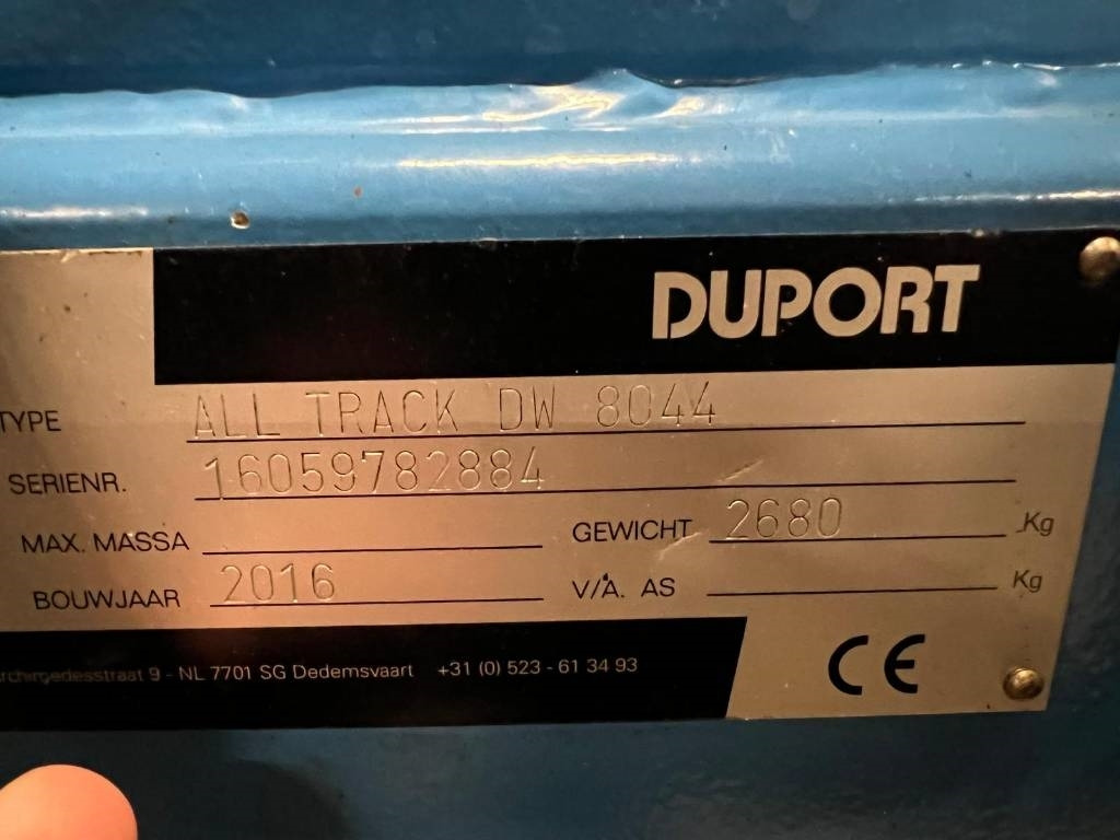 Epandeur à fumier Duport All Track DW 8044
