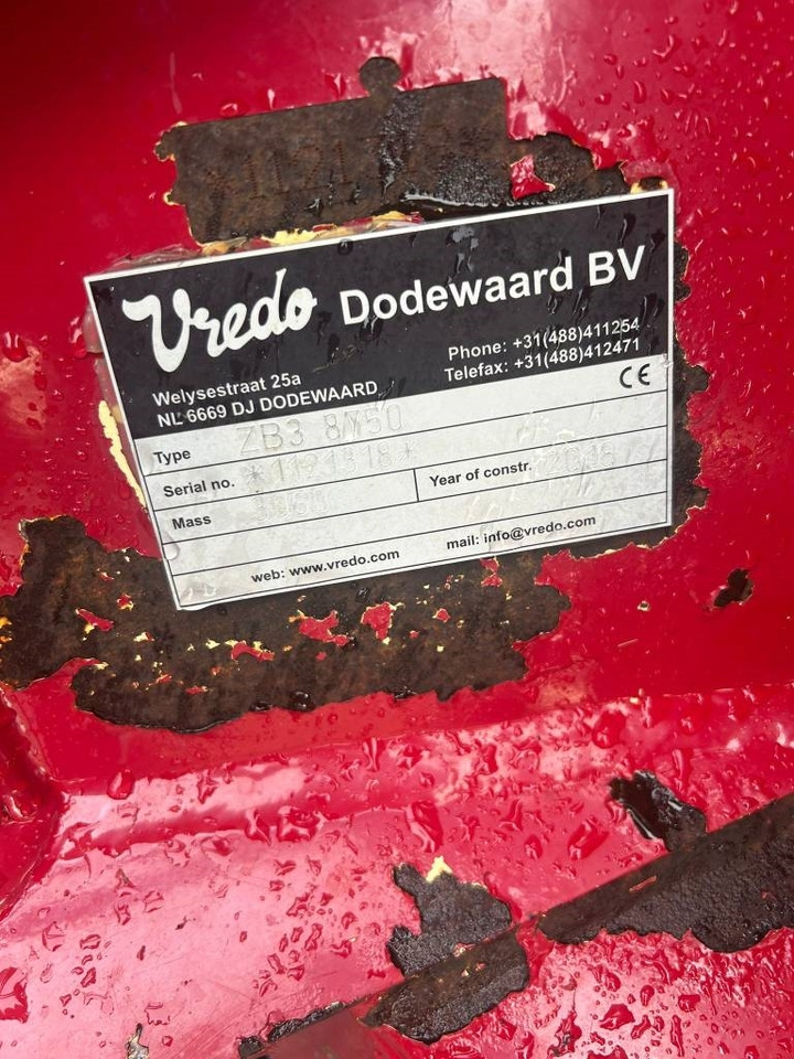 Epandeur à fumier Vredo ZB3-8750 bemester