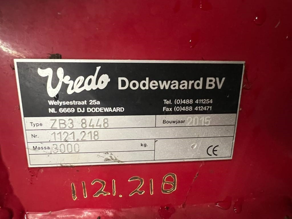 Epandeur à fumier Vredo ZB3-9175 bemester