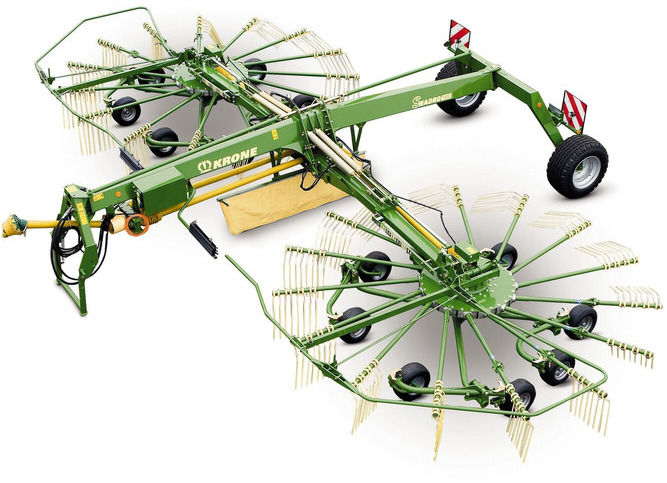 Faneuse Krone Middenaflegharken met twee elementen