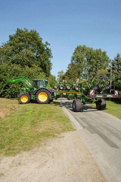 Faneuse Krone getrokken schudders KWT met wielstel