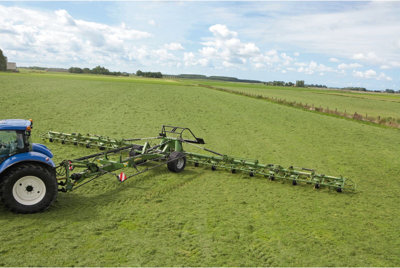 Faneuse Krone getrokken schudders KWT met wielstel