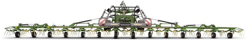 Faneuse Krone getrokken schudders KWT met wielstel