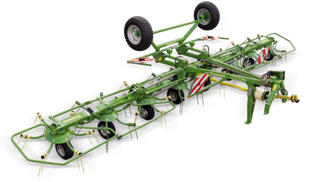 Faneuse Krone getrokken schudders KWT met wielstel