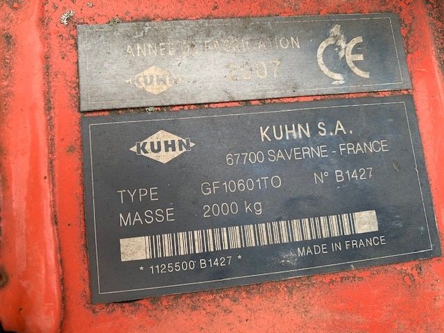 Faneuse Kuhn GF10601TO