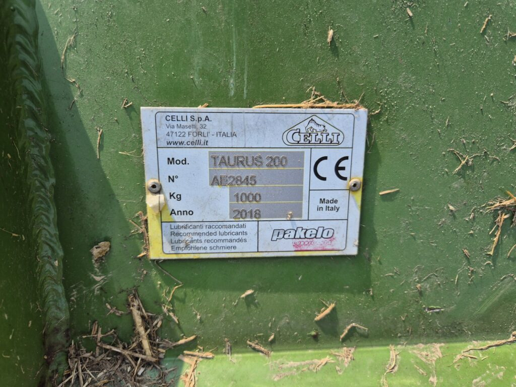 Faucheuse CELLI Taurus 200 mower