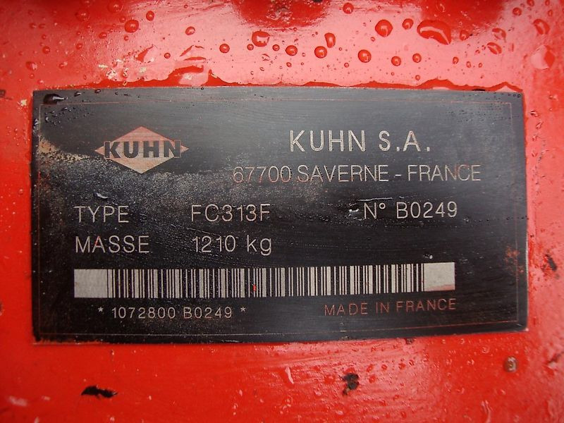 Faucheuse Kuhn FC 313 F