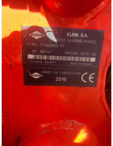 Faucheuse Kuhn FC 9530 D-FF Kuhn FC3125DF-FF triple maaier combi vlindermaaier