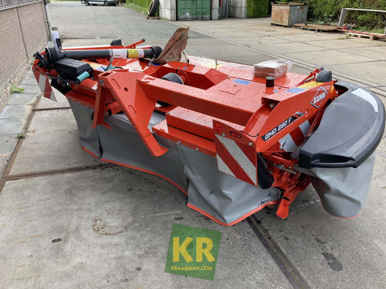 Faucheuse Kuhn GMD 280-FF front schijven maaier