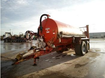 Remorque agricole G. T. Bunning 3000ST Twin Axle Draw Bar PTO Driven Slurry Tanker, Sprung Draw Bar: photos 1