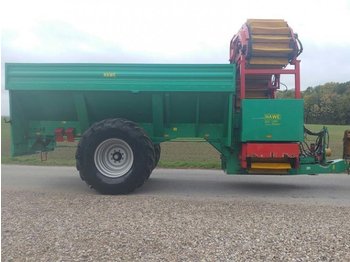 Remorque agricole Hawe KÛW 1500 hydraulisk sidehøjde i højre side: photos 1