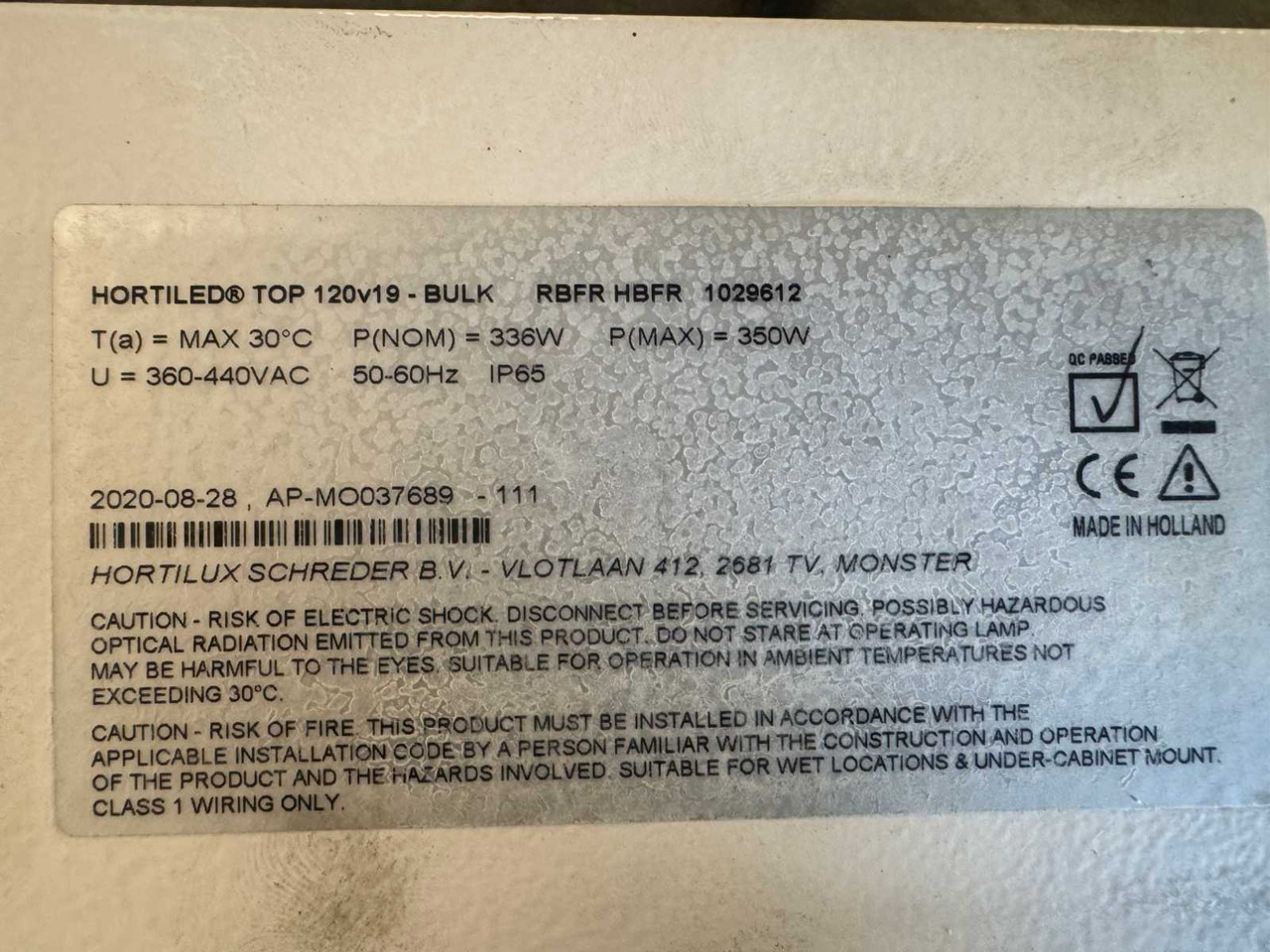 Machine agricole Hortilux HortiLed Top 120v19