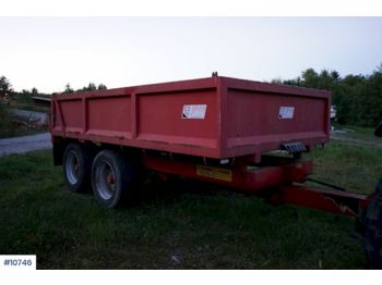 Benne agricole JPM 2 axis Dumper trailer. 19t with spreading limb.: photos 1