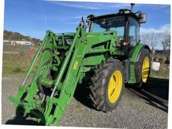Tracteur agricole John Deere 6105R + H340: photos 1