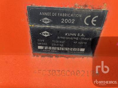 Faucheuse KUHN FC303GC 3000 mm Faucheuse Conditionneuse: photos 5