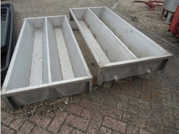 Matériel d'élevage Nr. 3060 RVS doorloopbakken
