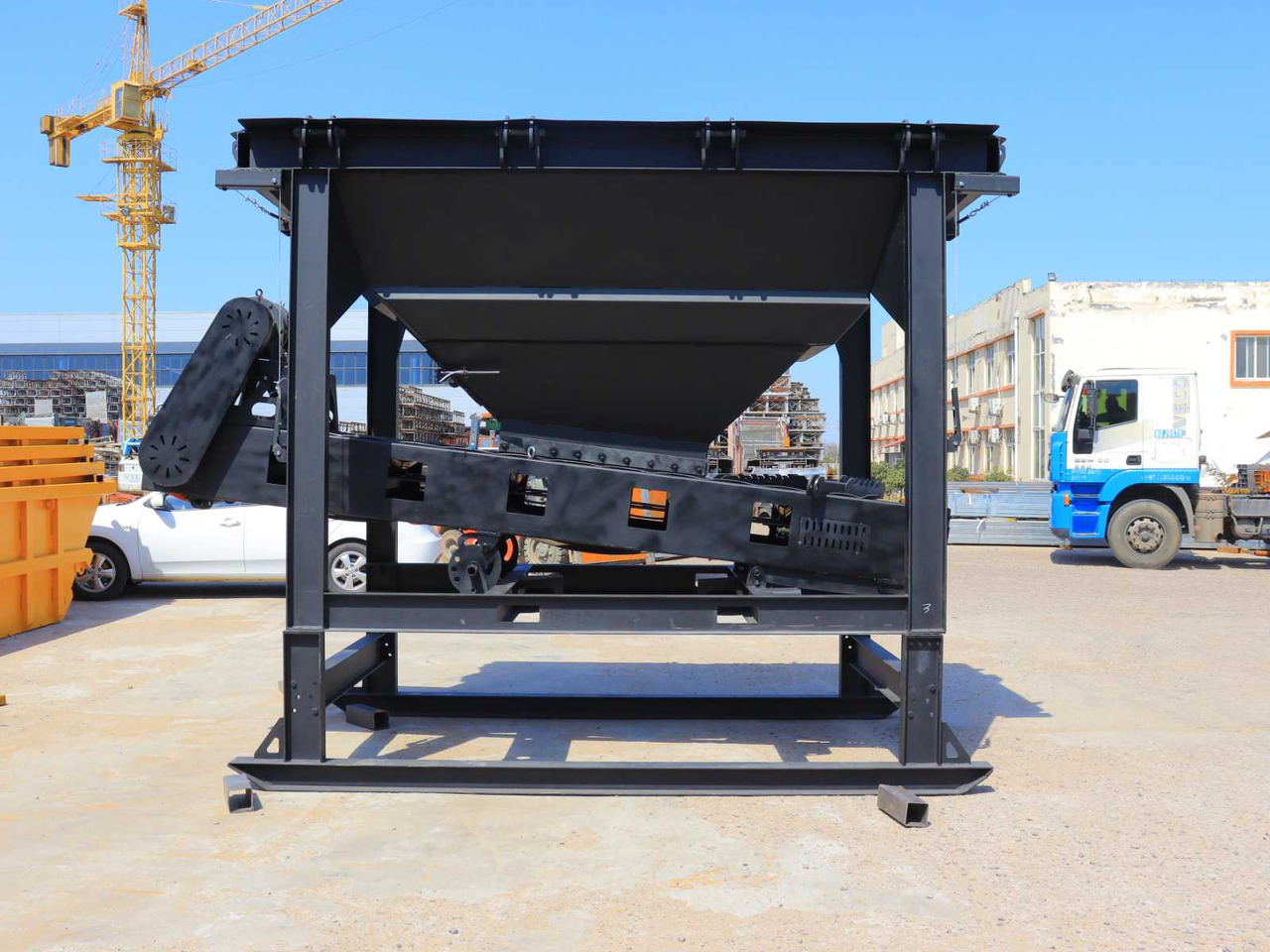 Matériel d'élevage VGT Doseerbak met transportband