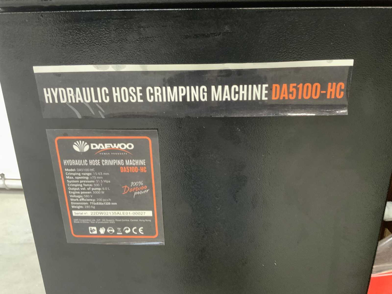 Matériel d'irrigation Daewoo DA5100-HC