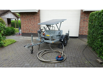 Matériel d'irrigation Plasdraspomp op aanhangwagen afzetbaar