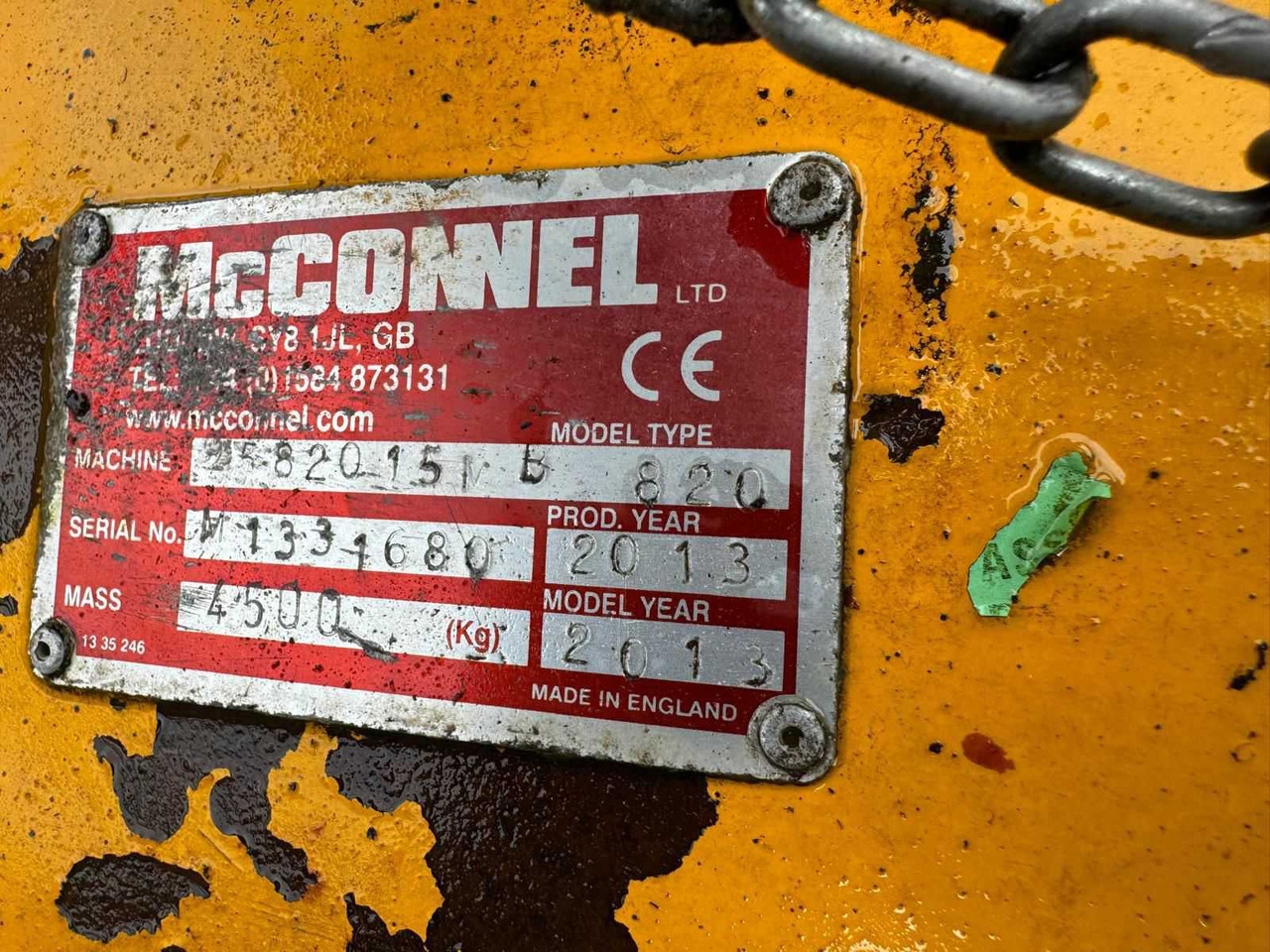 Matériel de fenaison Mcconnel SR820