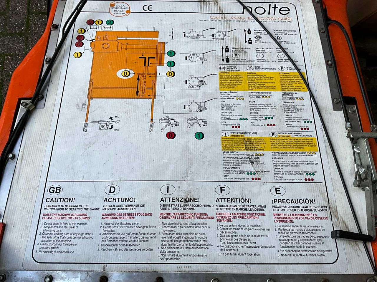 Matériel de jardinage Nolte BC1000