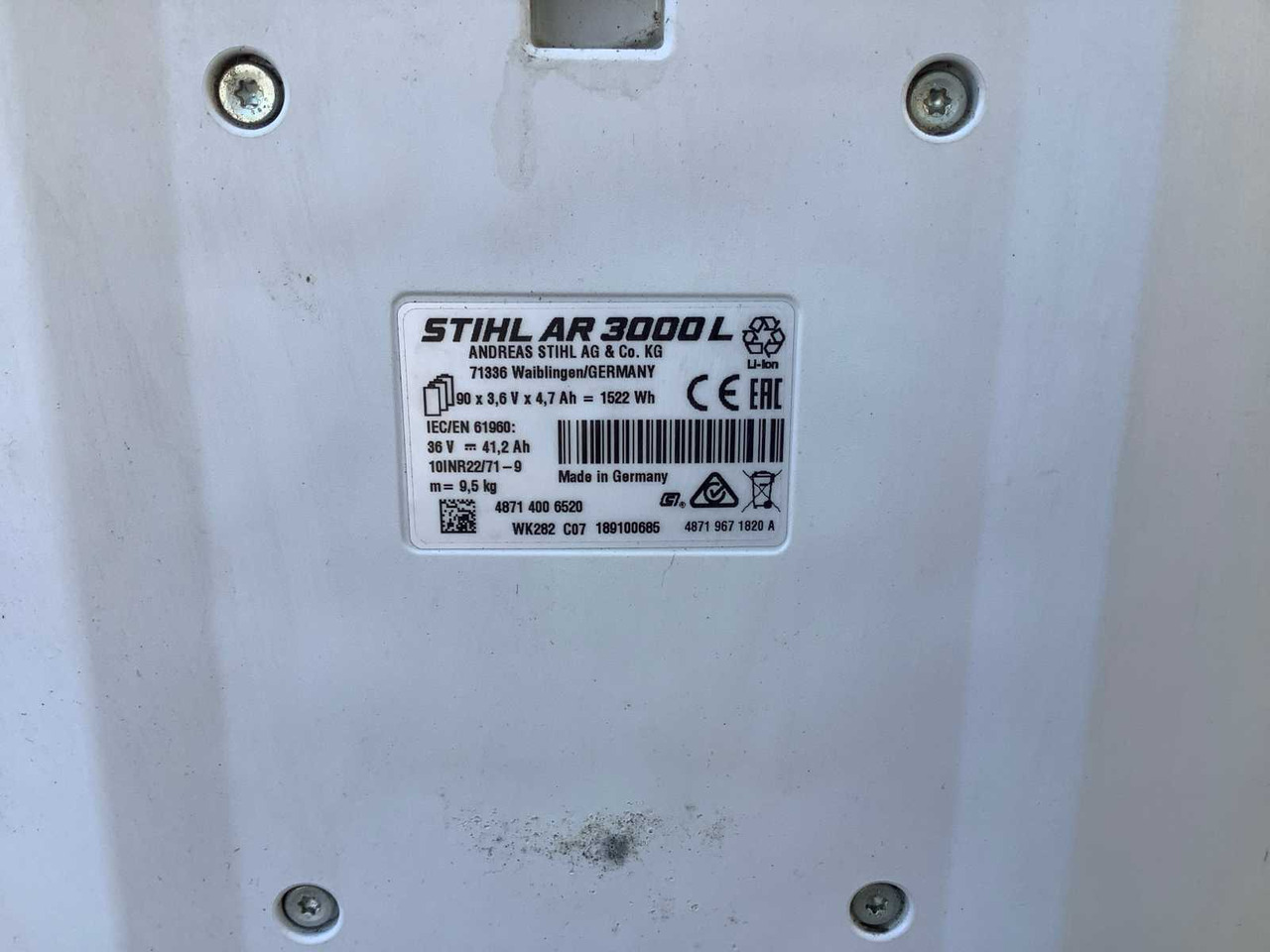 Matériel de jardinage Stihl AR3000 L