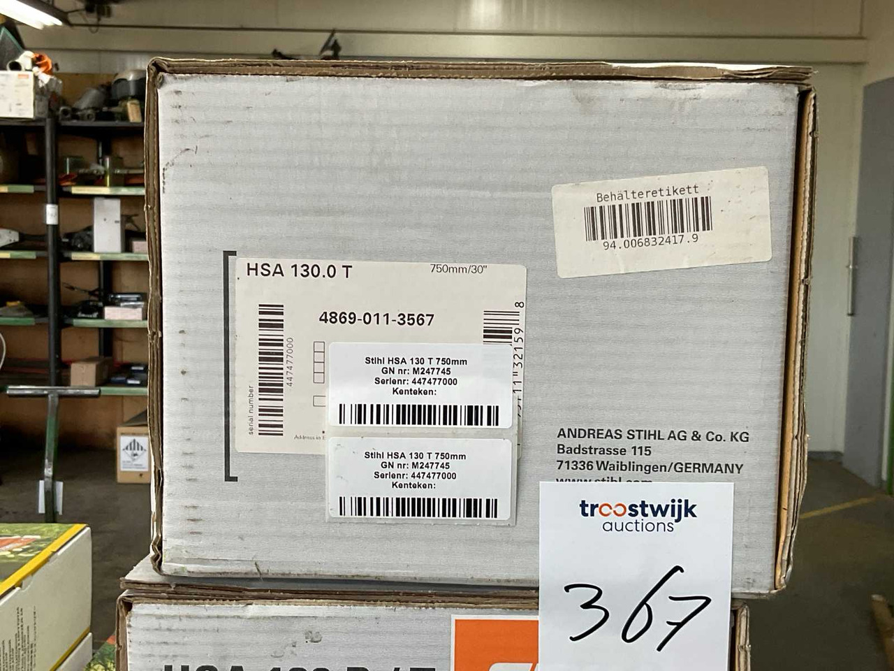 Matériel de jardinage Stihl HSA 130.0 T