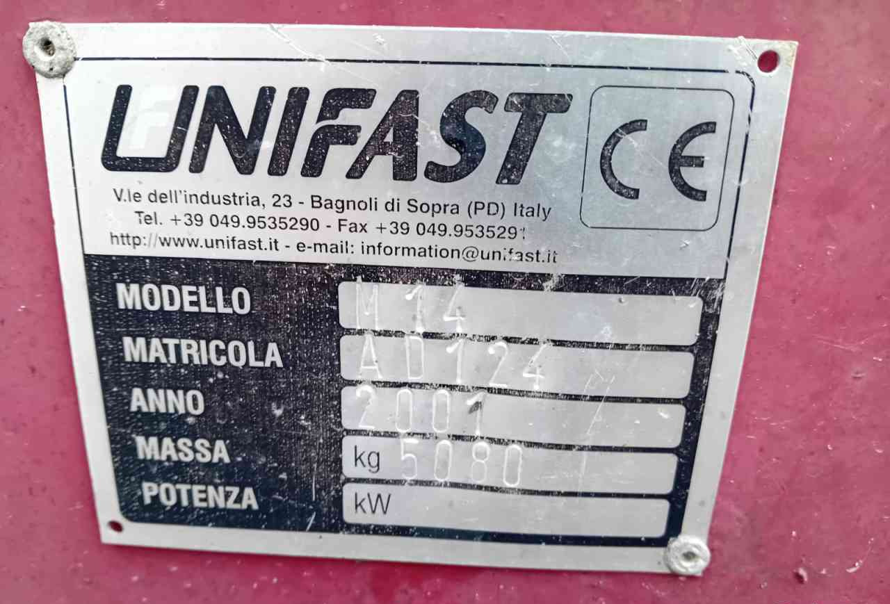 Mélangeuse Unifast M14