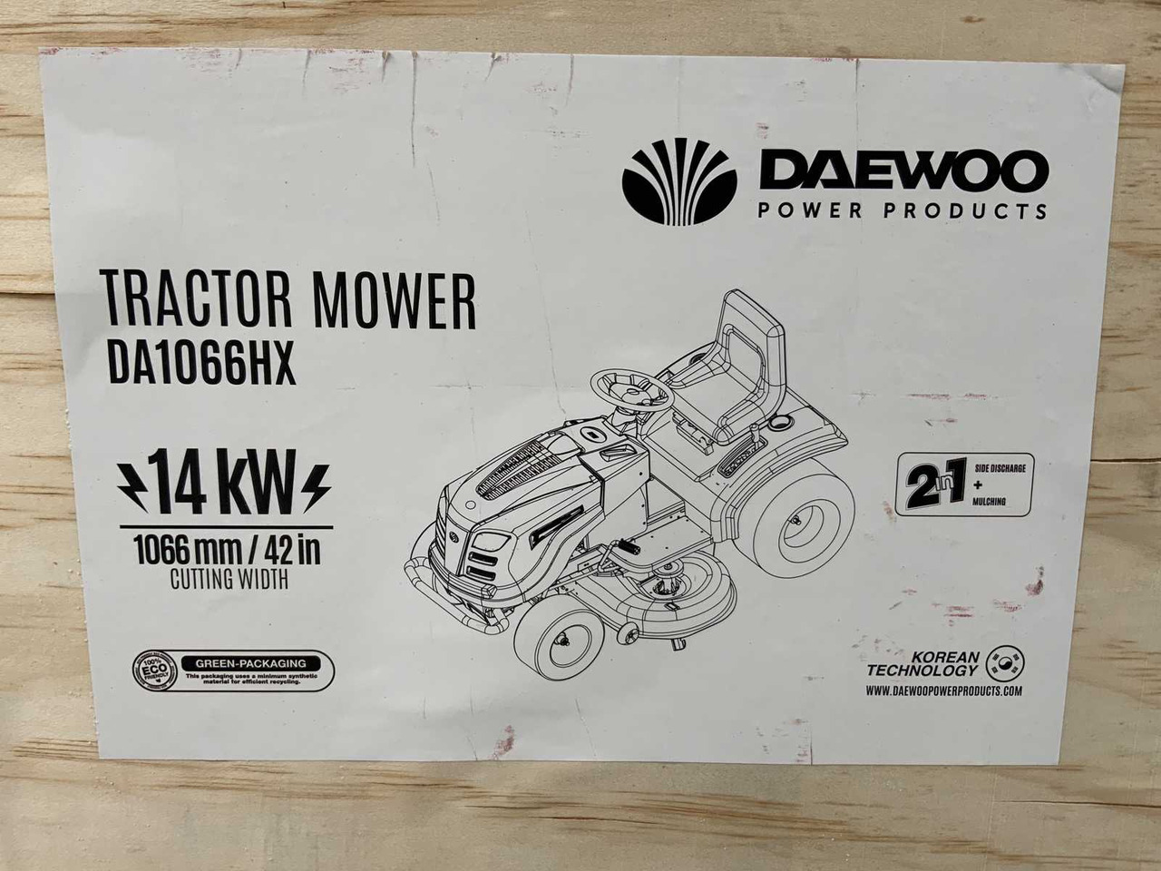 Motofaucheuse Daewoo DA1066HX