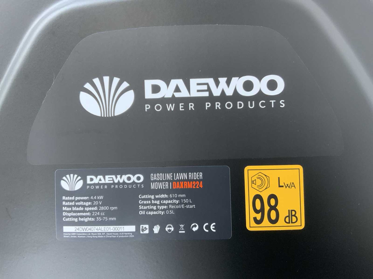 Motofaucheuse Daewoo DAXRM224