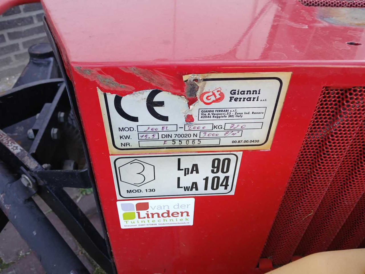 Motofaucheuse Gianni Ferrari 200 el