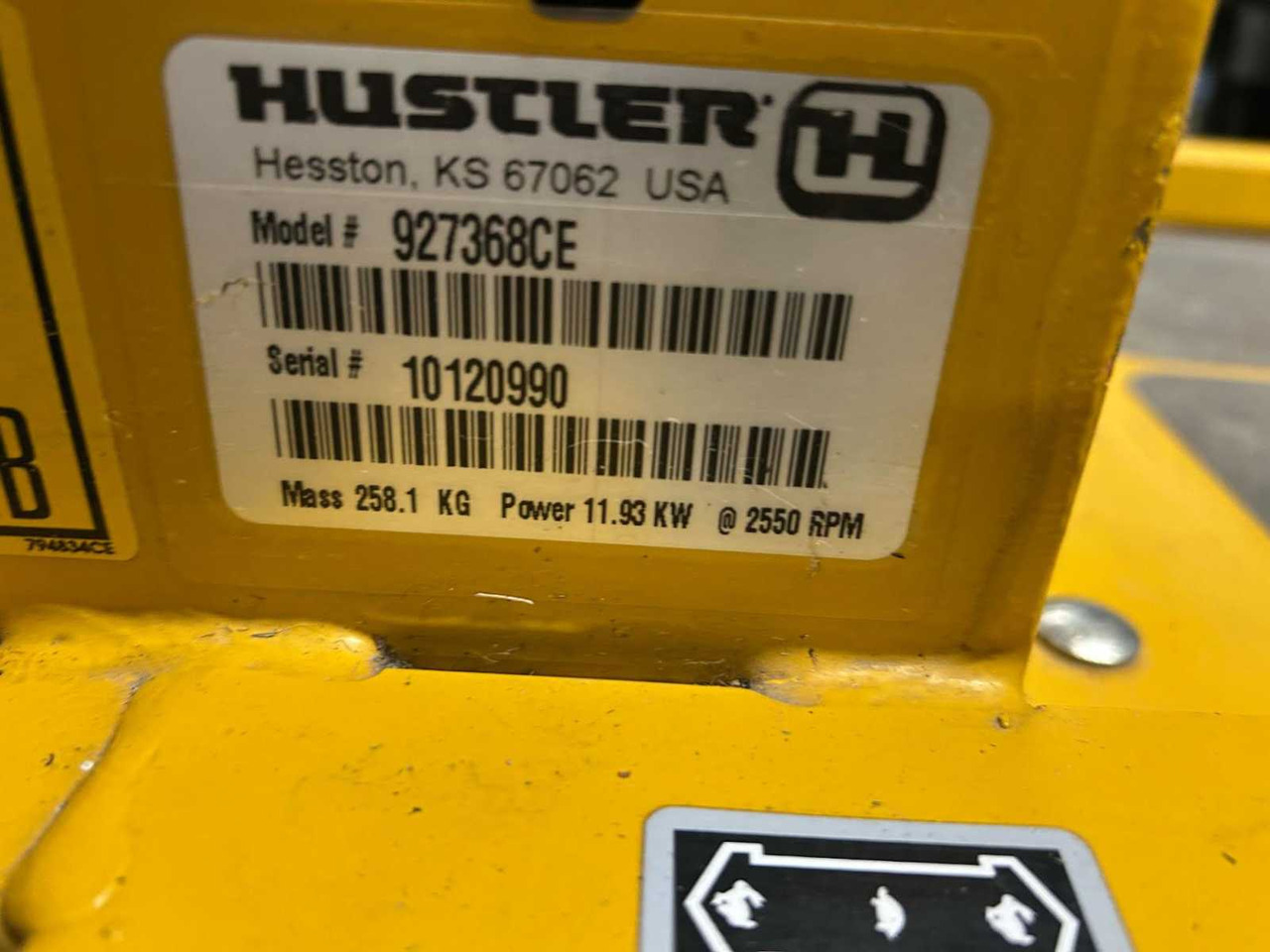 Motofaucheuse Hustler Fastrak