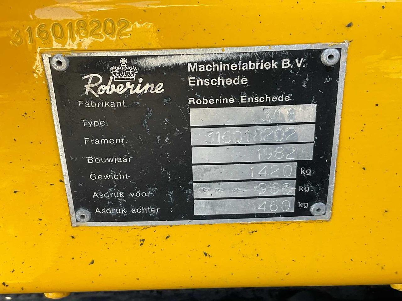 Motofaucheuse Roberine 315