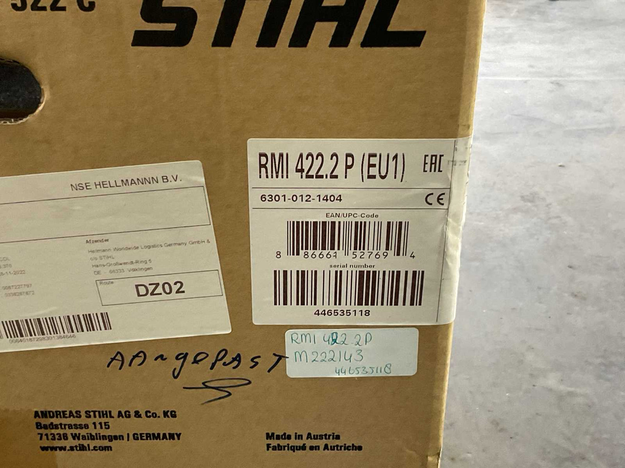 Motofaucheuse Stihl RMI 422.2 P
