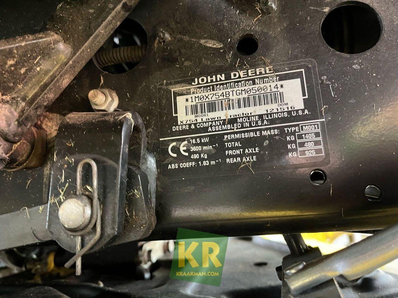 Motofaucheuse X754 John Deere
