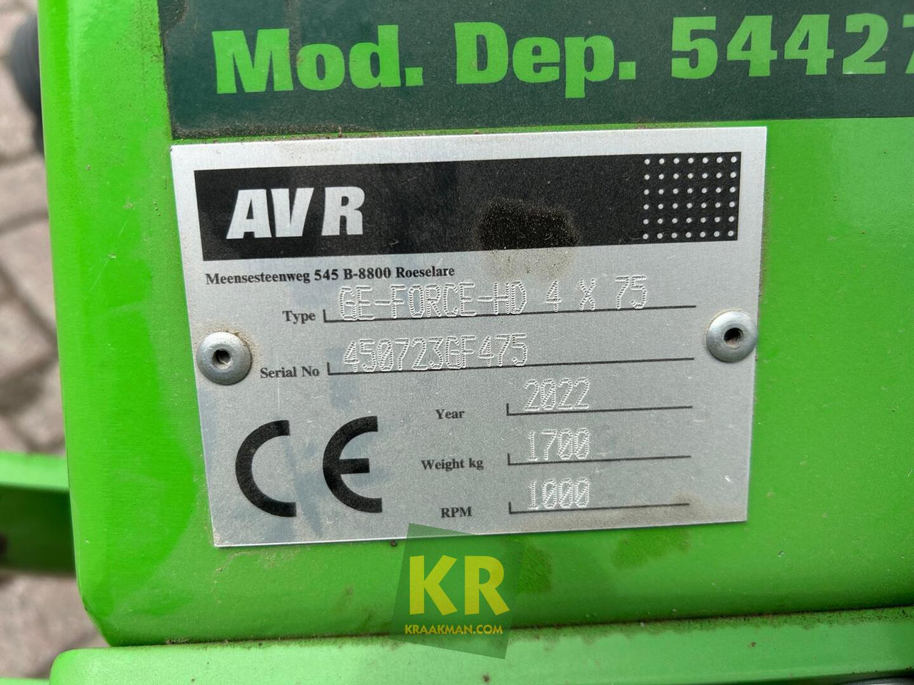 Outils du sol GE Force AVR