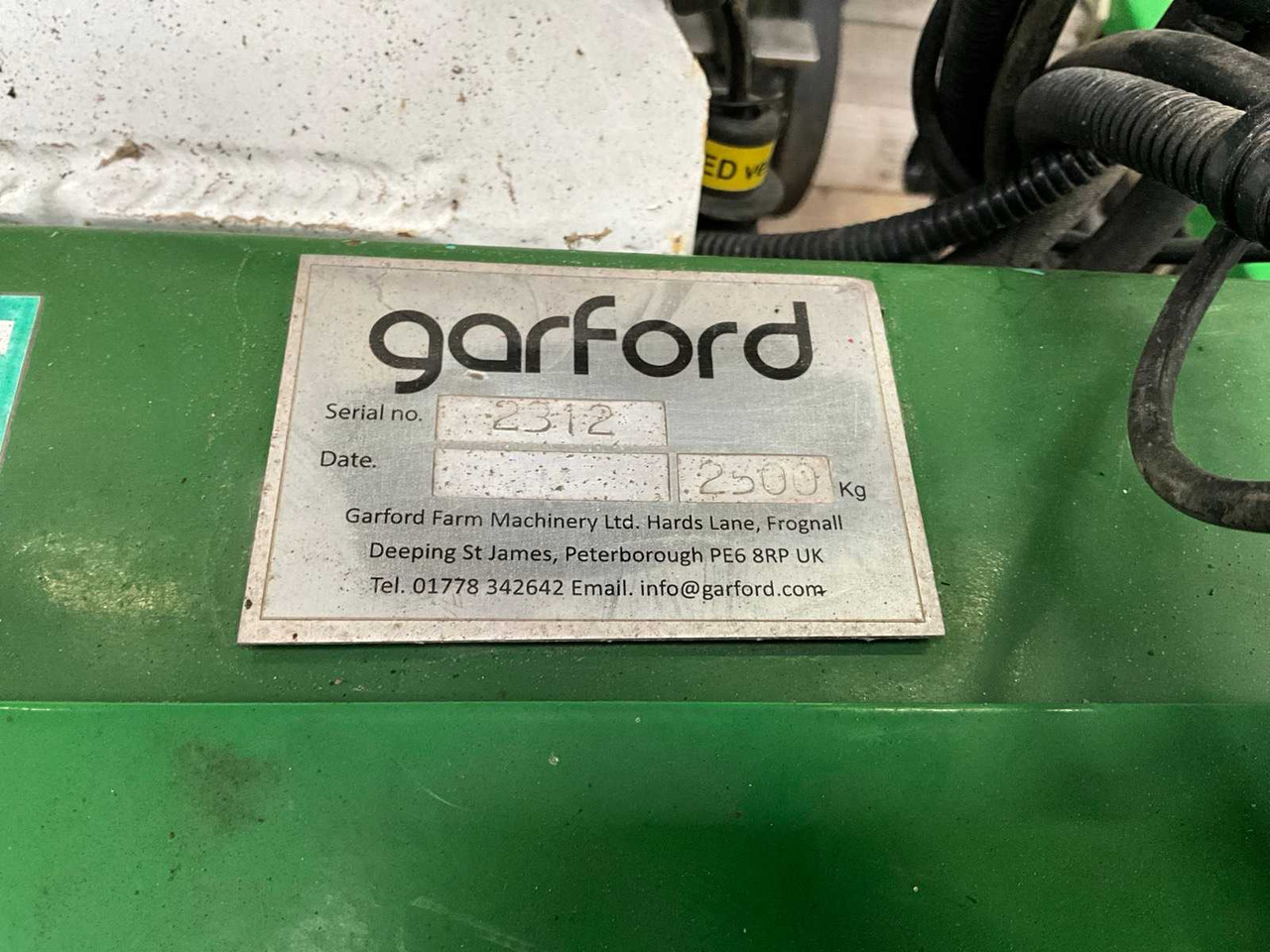 Outils du sol Garford Inrow 6 rijer