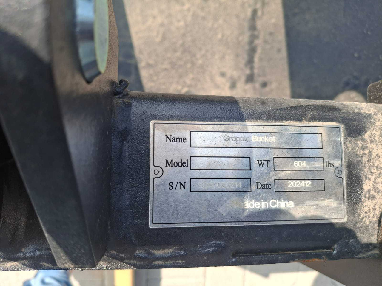 Outils du sol Rhino-cross 72 inch grapple Bucket