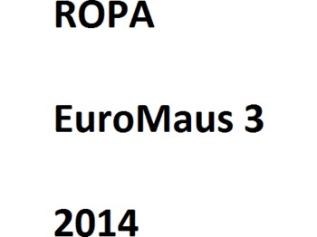 Matériel betteravier ROPA EuroMaus 3: photos 1