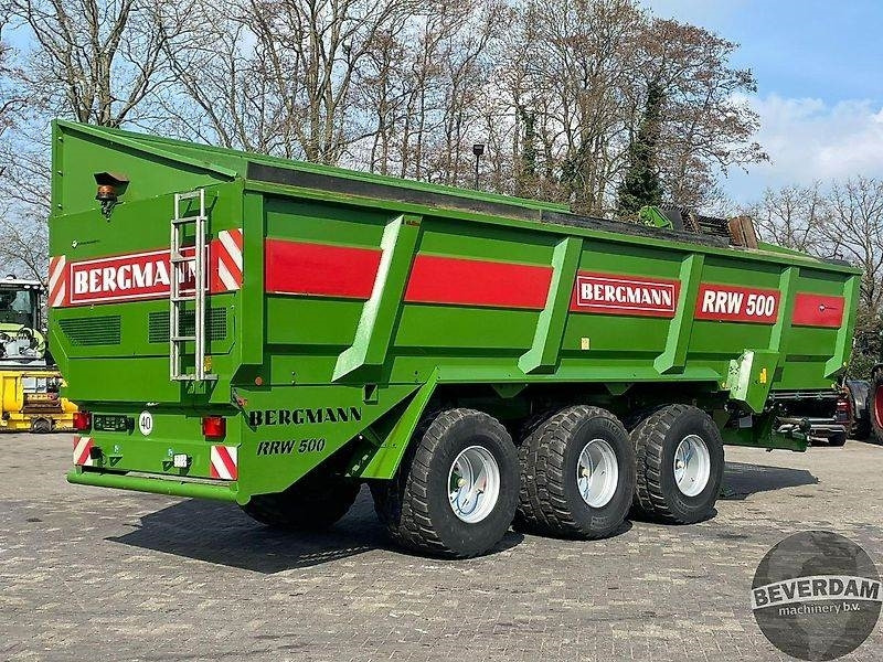 Remorque agricole Bergmann RRW 500 Bietenoverlaadwagen Rübenreinigungswagen