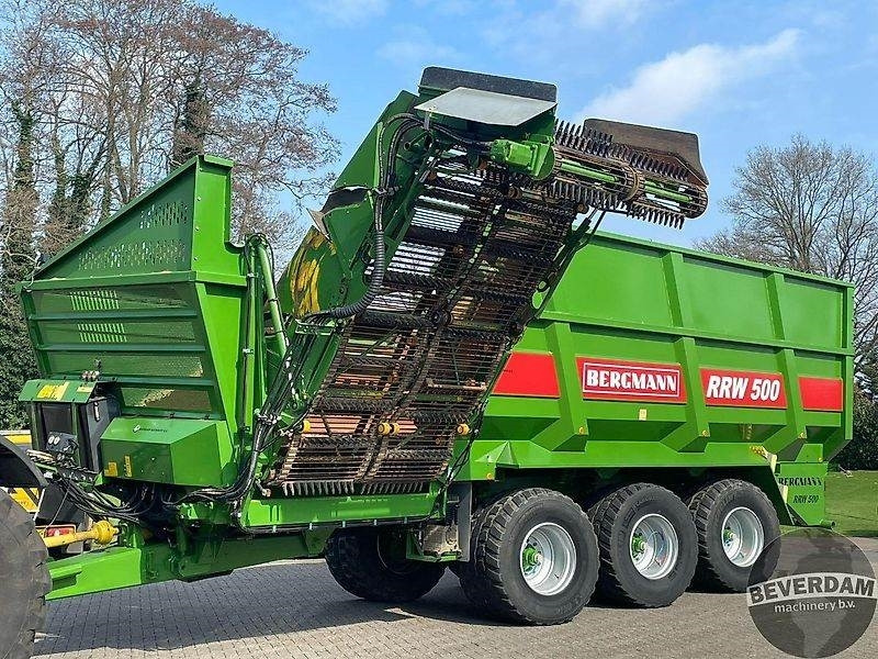 Remorque agricole Bergmann RRW 500 Bietenoverlaadwagen Rübenreinigungswagen