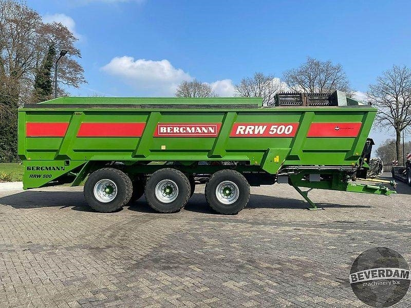 Remorque agricole Bergmann RRW 500 Bietenoverlaadwagen Rübenreinigungswagen