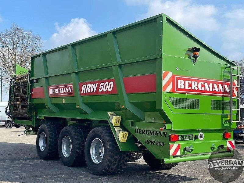 Remorque agricole Bergmann RRW 500 Bietenoverlaadwagen Rübenreinigungswagen