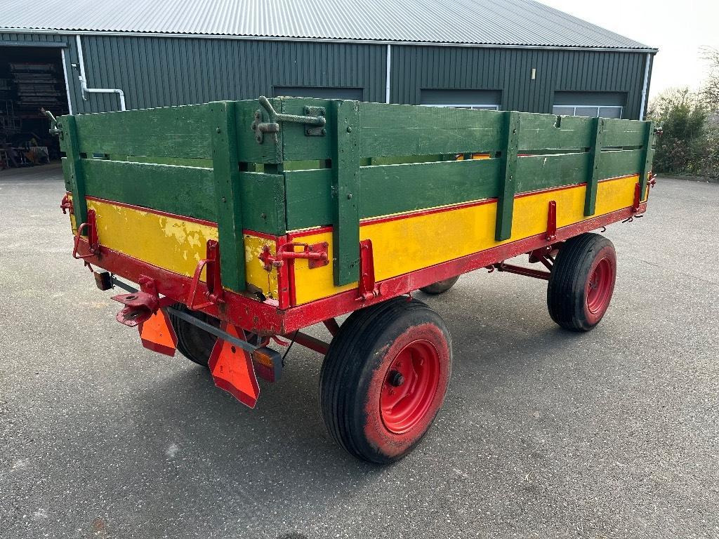 Remorque agricole Miedema landbouwwagen vierwielige wagen schamelwagen