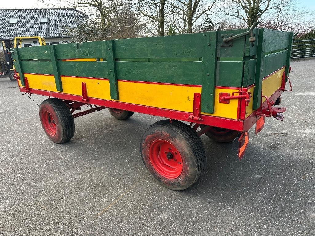 Remorque agricole Miedema landbouwwagen vierwielige wagen schamelwagen
