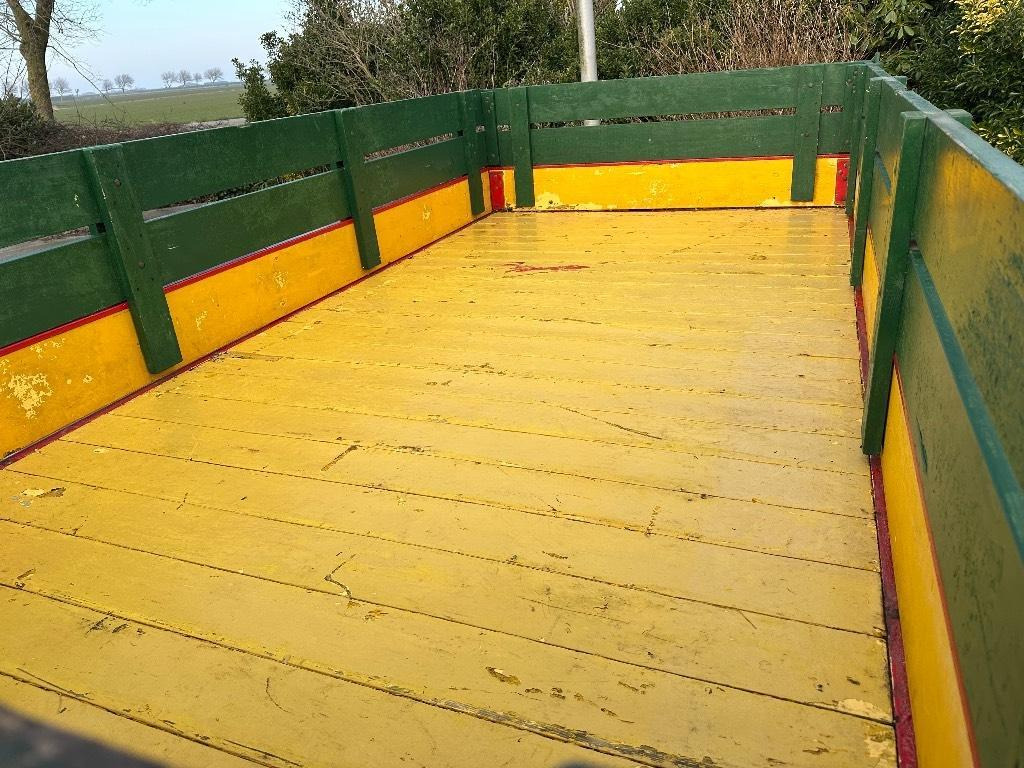 Remorque agricole Miedema landbouwwagen vierwielige wagen schamelwagen