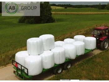 Remorque plateau agricole Dinapolis Dinapolis Anhänger für Ballen BDINA RP-10500 10.5m 14t/ Прицеп для тюков и рулонов 14 тонн