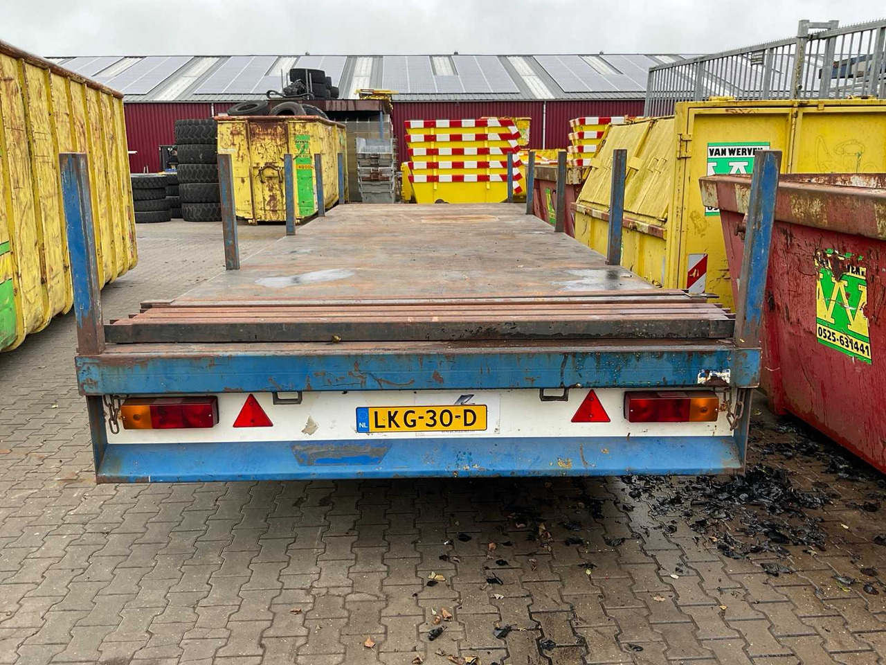 Remorque plateau agricole Van Werven 2-A LBW